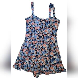 F21 Floral Romper